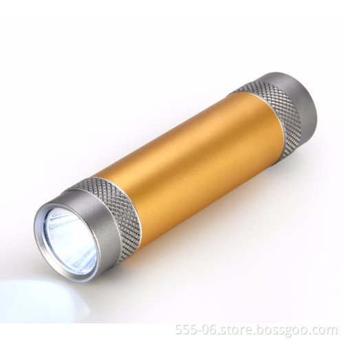 Power bank with strong light flashlight,portable mini power bank with led Flashlight